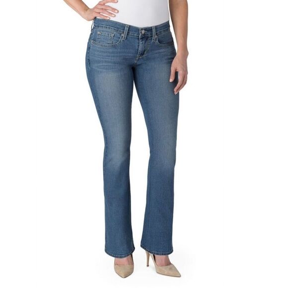 Levi Strauss Signature Women's 10S Curvy Bootcut Jeans - Picture 1 of 7